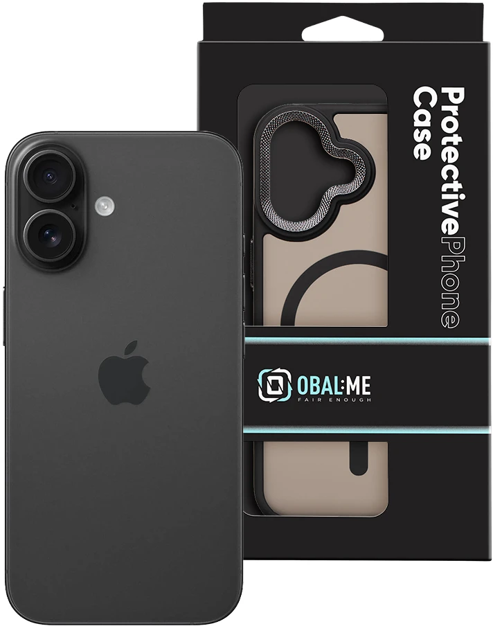 Dėklas OBAL:ME MagNetix Lumen dangtelis Apple iPhone 16 Onyksas