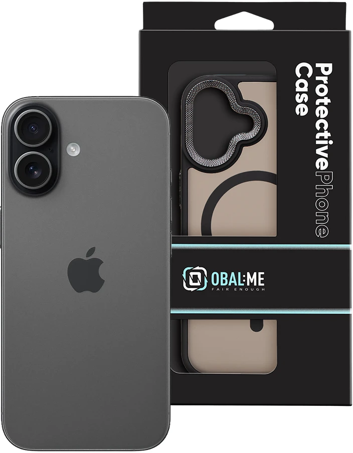 Dėklas OBAL:ME MagNetix Lumen dangtelis Apple iPhone 17 Oniksas