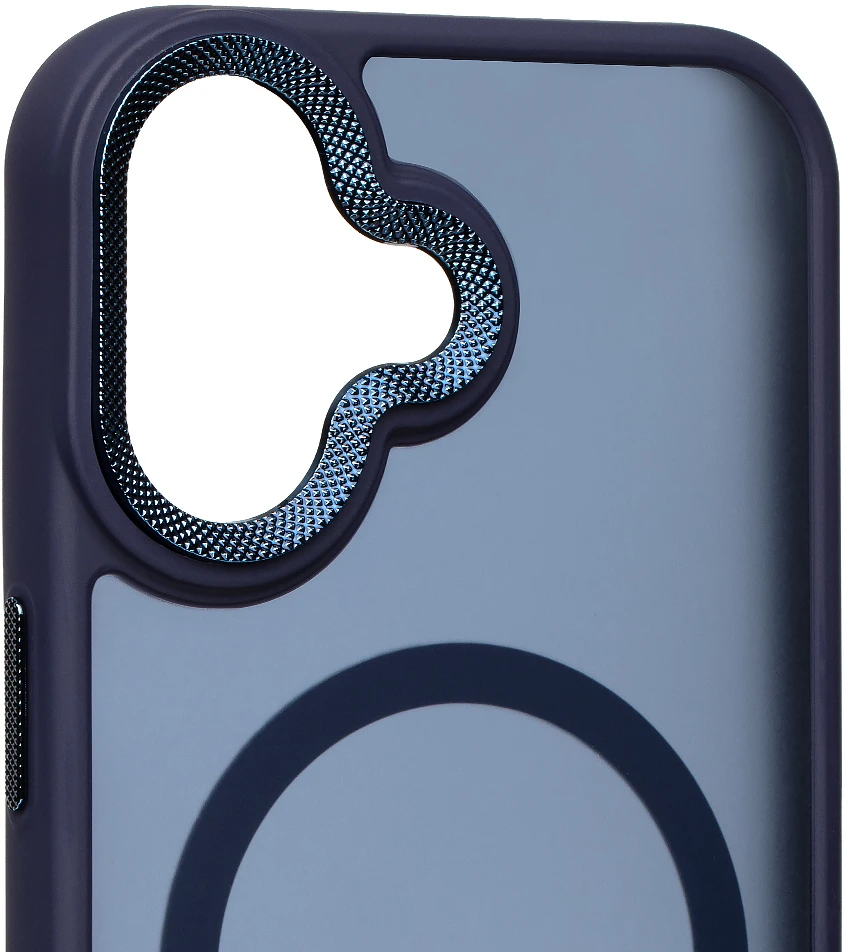 Dėklas OBAL:ME MagNetix Lumen dangtelis, skirtas Apple iPhone 16, tamsiai mėlynas