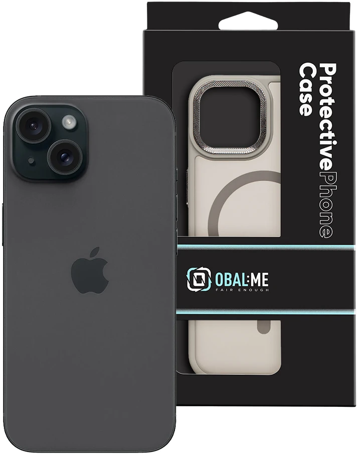 Dėklas OBAL:ME MagNetix Lumen dangtelis Apple iPhone 15 grafitas
