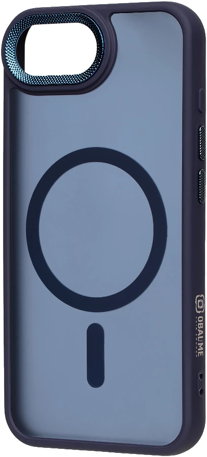 Dėklas OBAL:ME MagNetix Lumen dangtelis, skirtas Apple iPhone 16e/17e, tamsiai mėlynas