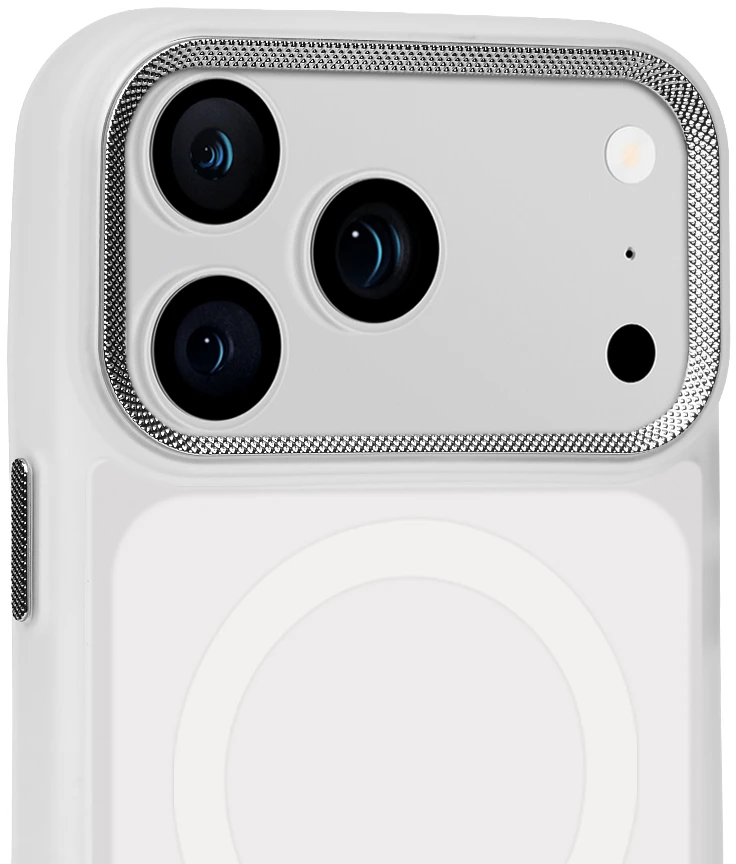 Dėklas Obal:Me MagNetix Lumen phone case with MagSafe support for iPhone 18 Pro Max | iPhone 17 Pro Max transparent