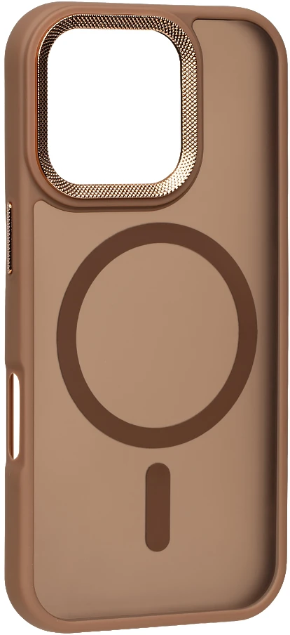 Dėklas OBAL:ME MagNetix Lumen dangtelis, skirtas Apple iPhone 16 Pro, rusvos spalvos