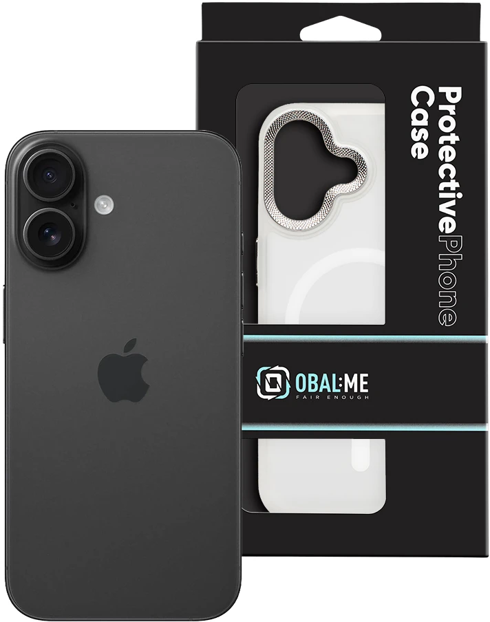 Dėklas OBAL:ME MagNetix Lumen dangtelis Apple iPhone 16, permatomas