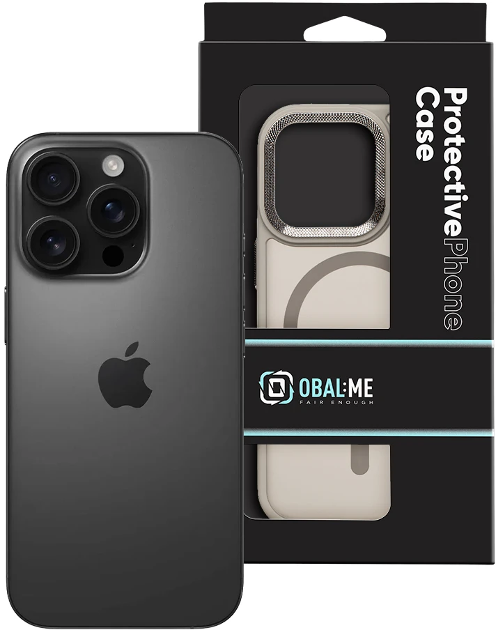 Dėklas OBAL:ME MagNetix Lumen dangtelis Apple iPhone 16 Pro grafito spalvos