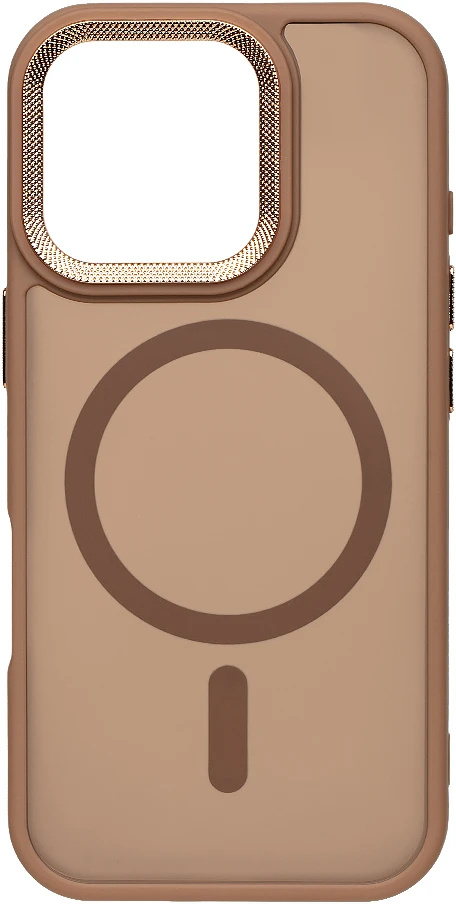 Dėklas OBAL:ME MagNetix Lumen dangtelis, skirtas Apple iPhone 16 Pro, rusvos spalvos