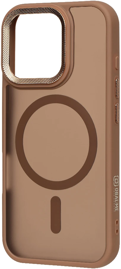 Dėklas OBAL:ME MagNetix Lumen dangtelis, skirtas Apple iPhone 16 Pro, rusvos spalvos