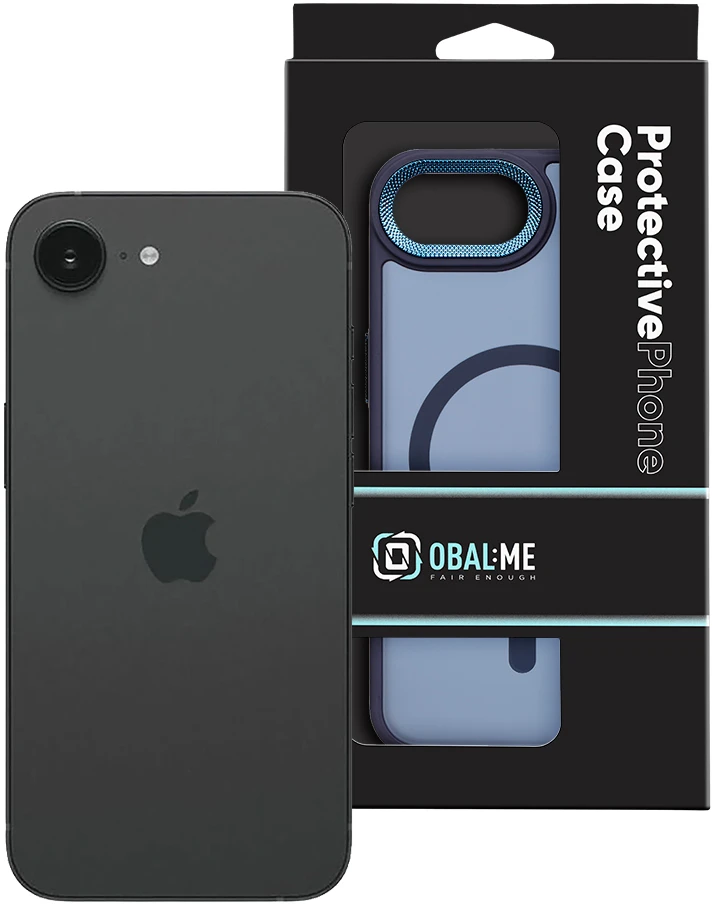 Dėklas OBAL:ME MagNetix Lumen dangtelis, skirtas Apple iPhone 16e/17e, tamsiai mėlynas