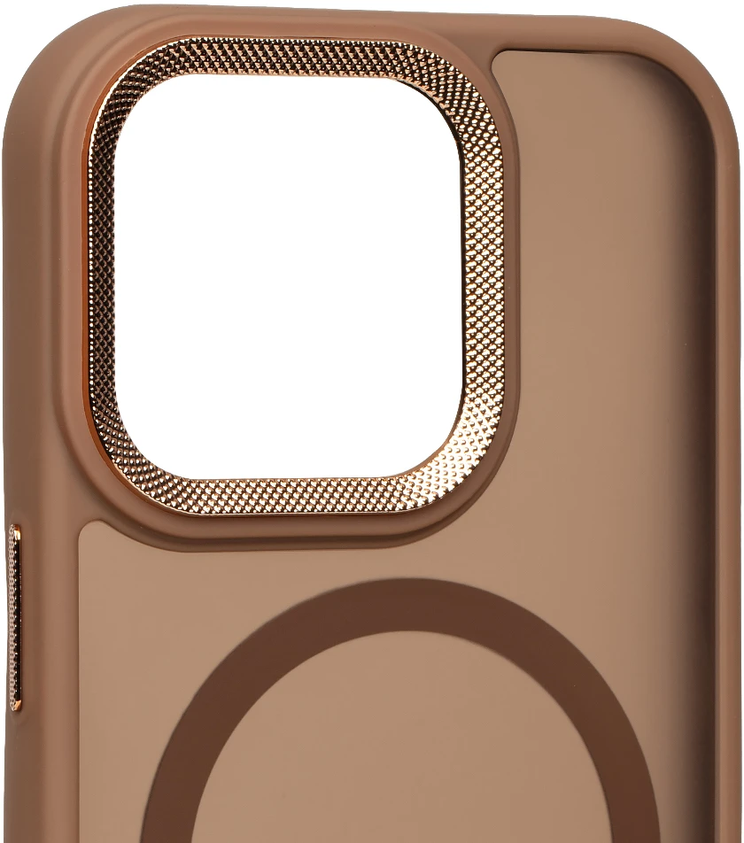Dėklas OBAL:ME MagNetix Lumen dangtelis, skirtas Apple iPhone 16 Pro, rusvos spalvos
