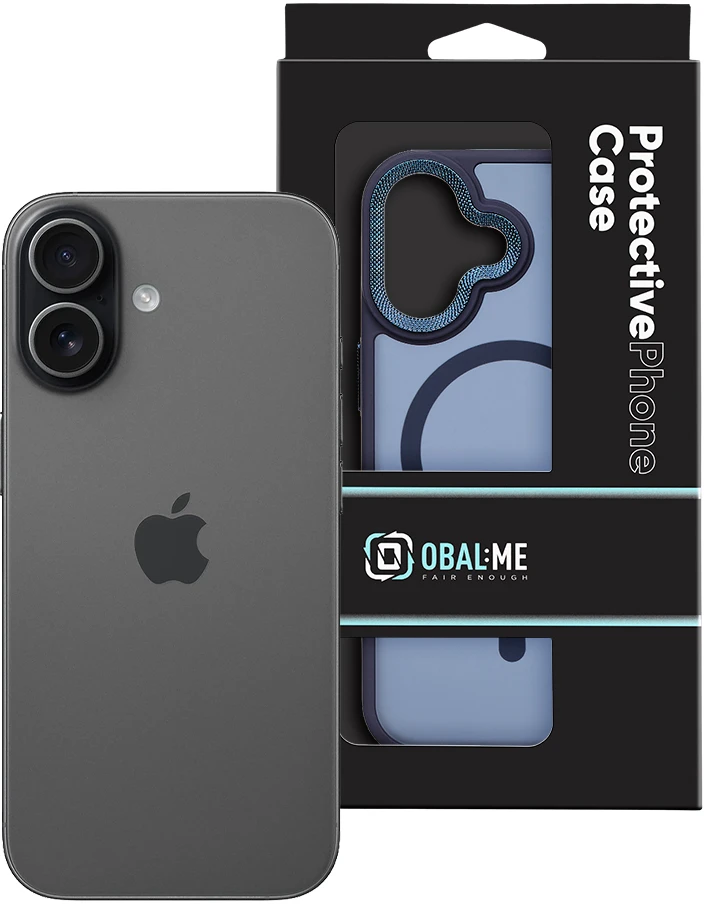 Dėklas OBAL:ME MagNetix Lumen dangtelis Apple iPhone 17 tamsiai mėlynas