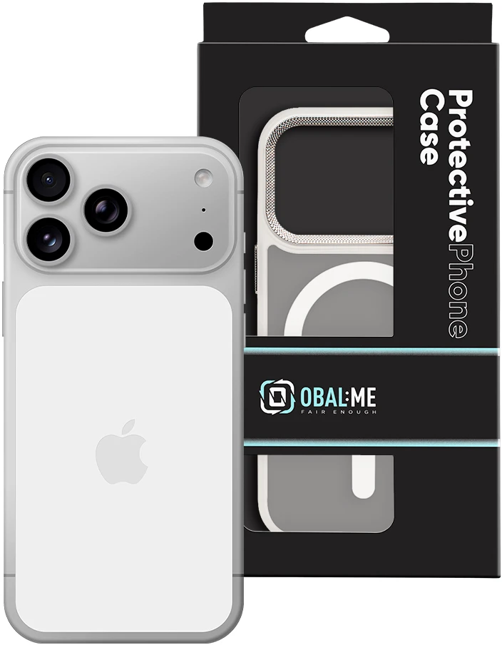Dėklas OBAL:ME MagNetix Lumen phone case with MagSafe support for iPhone 18 Pro | iPhone 17 Pro transparent