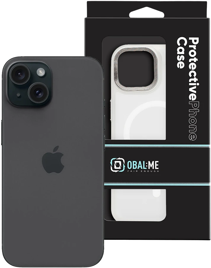 Dėklas OBAL:ME MagNetix Lumen Cover for Apple iPhone 15 Frost