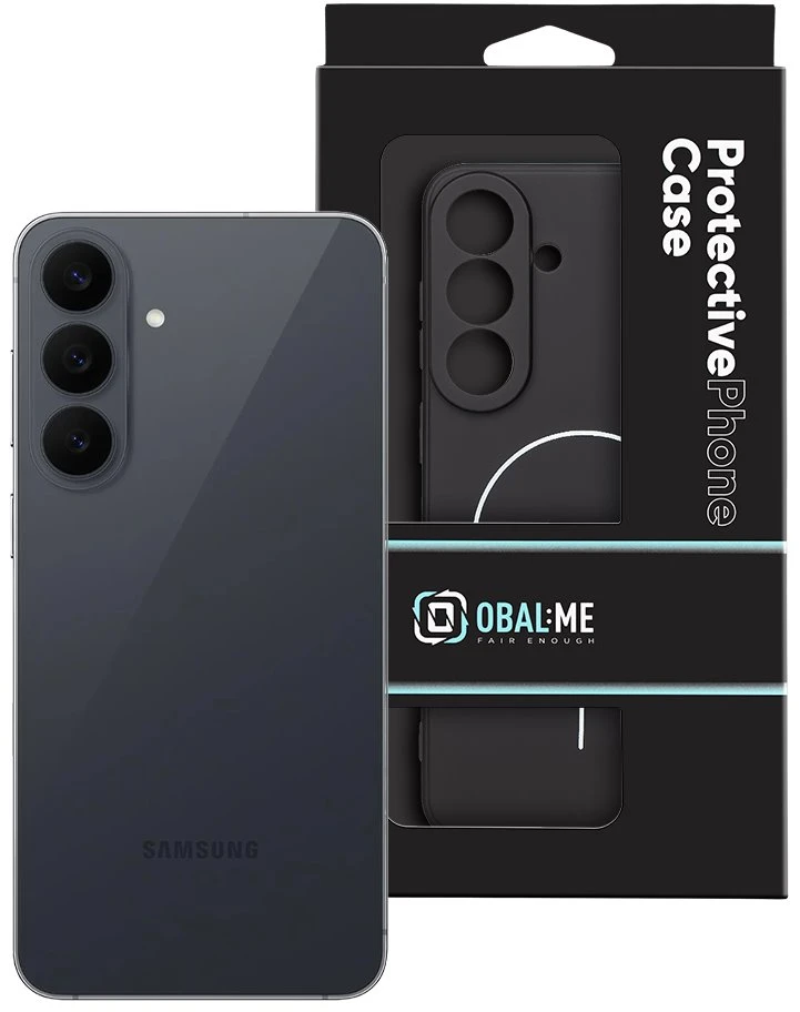 OBAL:ME MagNetix matinis TPU dėklas, skirtas Samsung Galaxy S26 FE, juodas