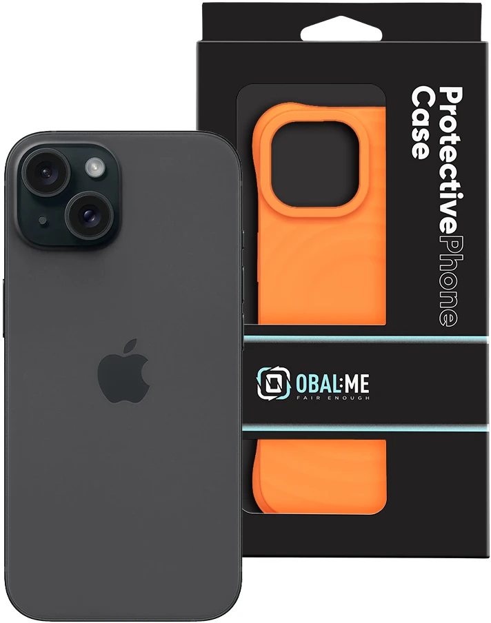 Dėklas OBAL:ME MagNetix Orbit Cover for Apple iPhone 15 Oranžinis