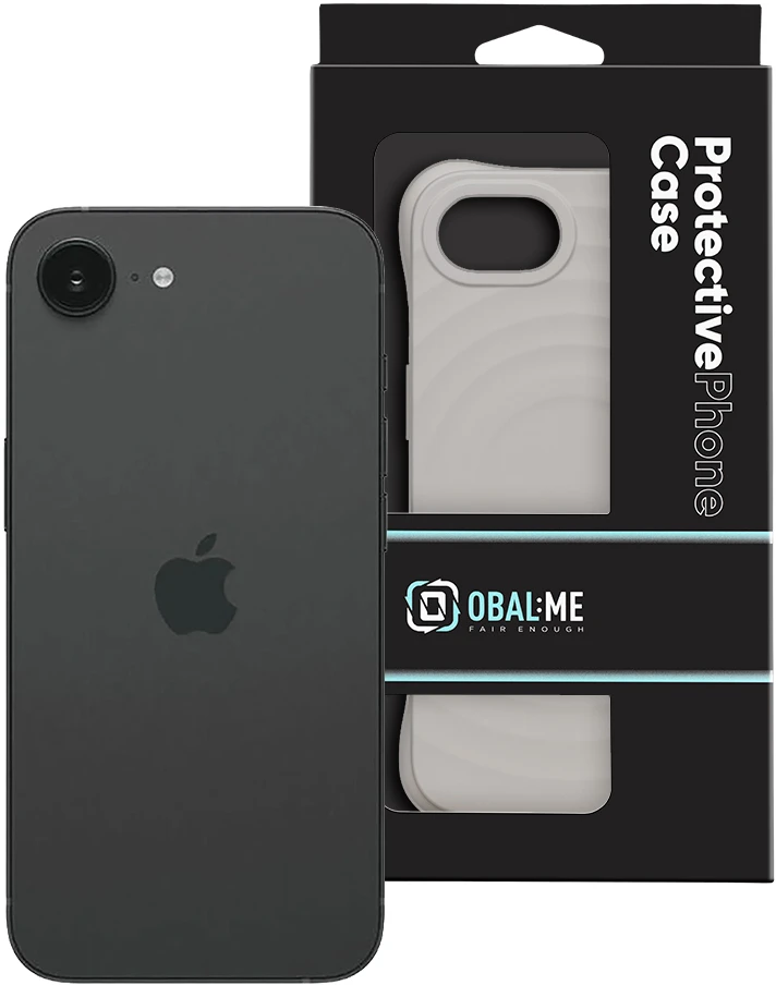 OBAL:ME MagNetix Orbit dėklas Apple iPhone 16e/17e pilkas