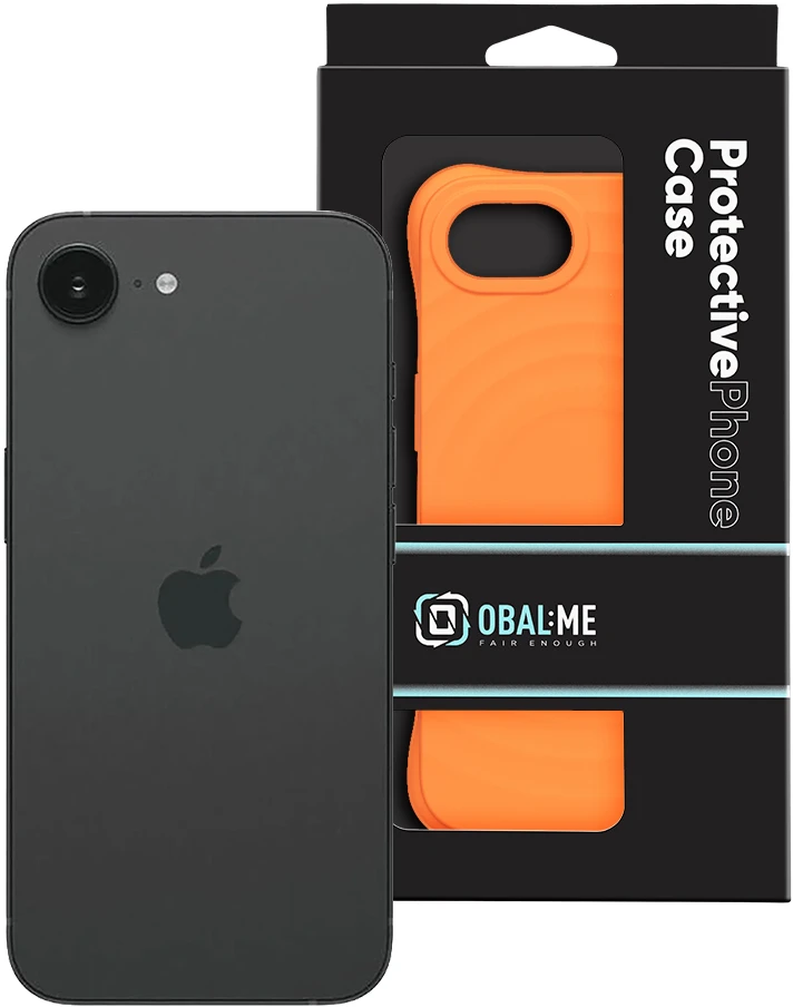 OBAL:ME MagNetix Orbit dėklas Apple iPhone 16e/17e oranžinis