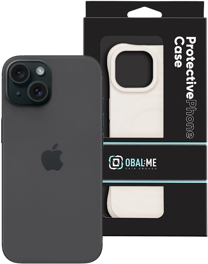 Dėklas OBAL:ME MagNetix Orbit Cover for Apple iPhone 15 rusvai gelsvas