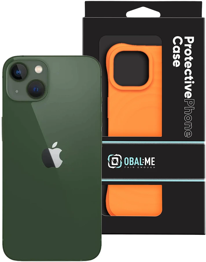 Dėklas OBAL:ME MagNetix Orbit Cover for Apple iPhone 13 Oranžinis