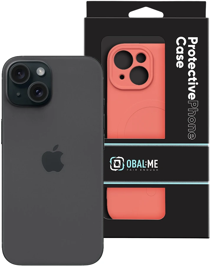 Dėklas OBAL:ME MagNetix Sculpt Cover for Apple iPhone 15 Brick Raudona