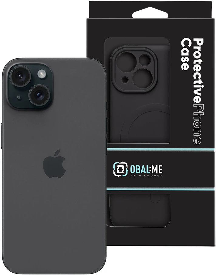 Dėklas OBAL:ME MagNetix Sculpt dangtelis Apple iPhone 15, juodas