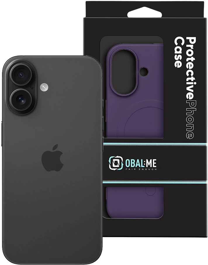 Dėklas OBAL:ME MagNetix Sculpt Cover for Apple iPhone 16 Plum Violetinė