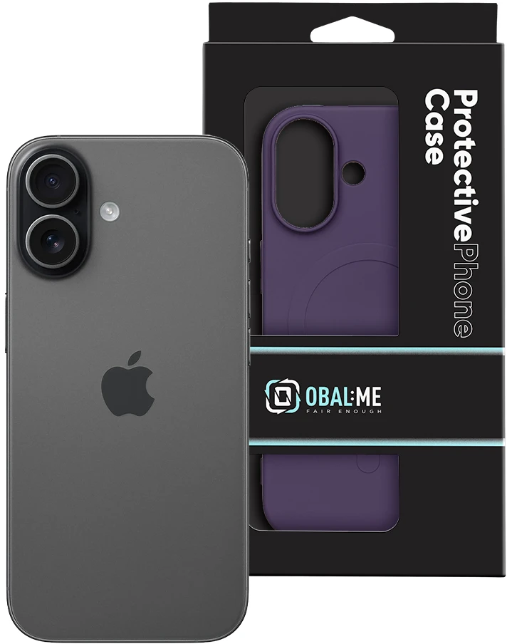Dėklas OBAL:ME MagNetix Sculpt Cover for Apple iPhone 17 Plum Violetinė