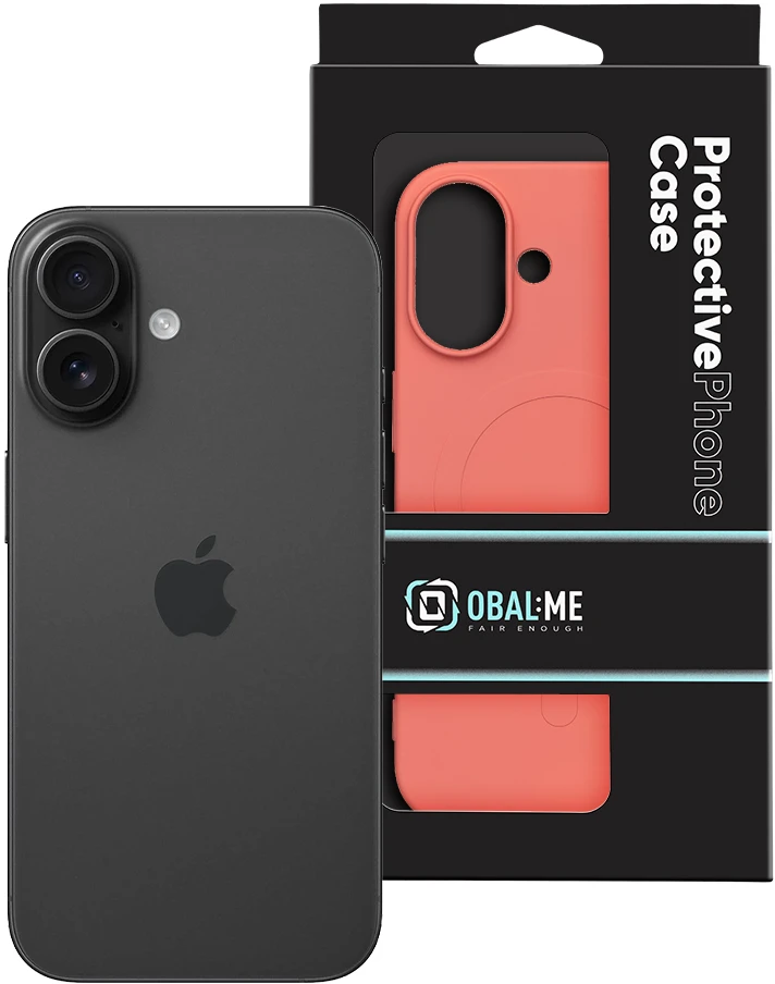 Dėklas OBAL:ME MagNetix Sculpt Cover for Apple iPhone 16 Brick Raudona