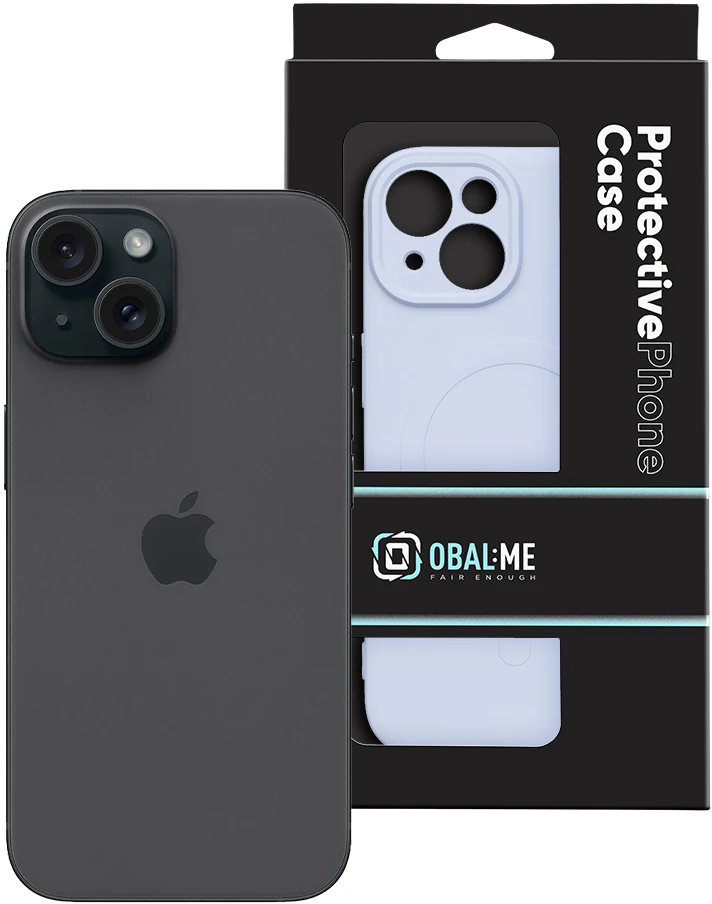 Dėklas OBAL:ME MagNetix Sculpt dangtelis Apple iPhone 15 Periwinkle mėlynas