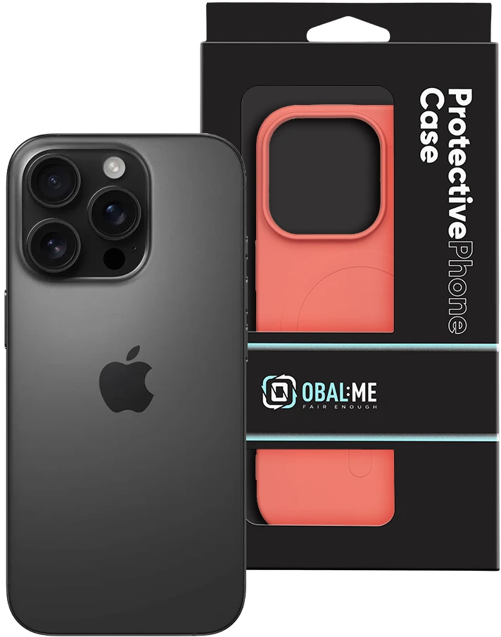 Dėklas OBAL:ME MagNetix Sculpt Cover for Apple iPhone 16 Pro Brick Raudona