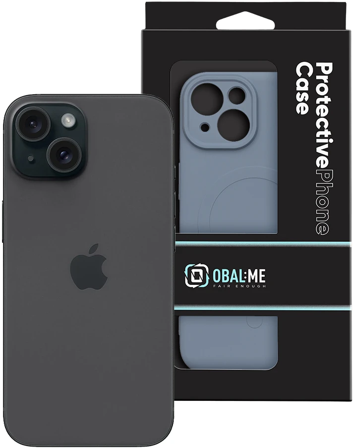 Dėklas OBAL:ME MagNetix Sculpt Cover for Apple iPhone 15 Slate Mėlyna