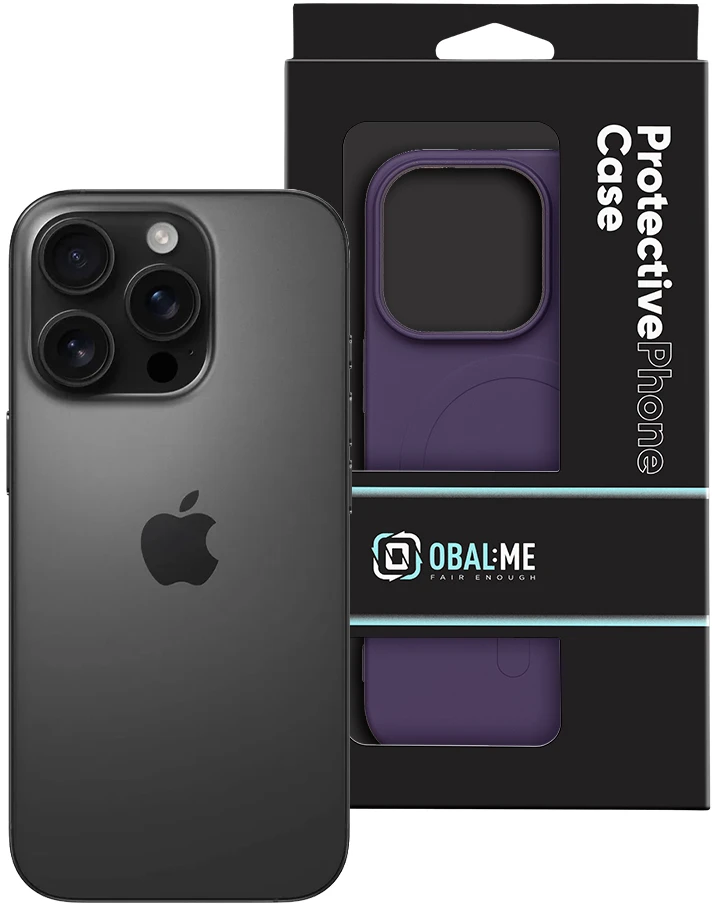 Dėklas OBAL:ME MagNetix Sculpt dangtelis Apple iPhone 16 Pro slyvų violetinė