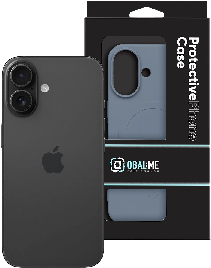 OBAL:ME MagNetix Sculpt dėklas Apple iPhone 16 šiferio mėlyna