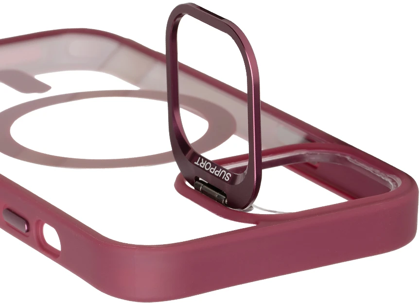 OBAL:ME MagNetix Versa dėklas, skirtas iPhone 15, vyno raudonos spalvos