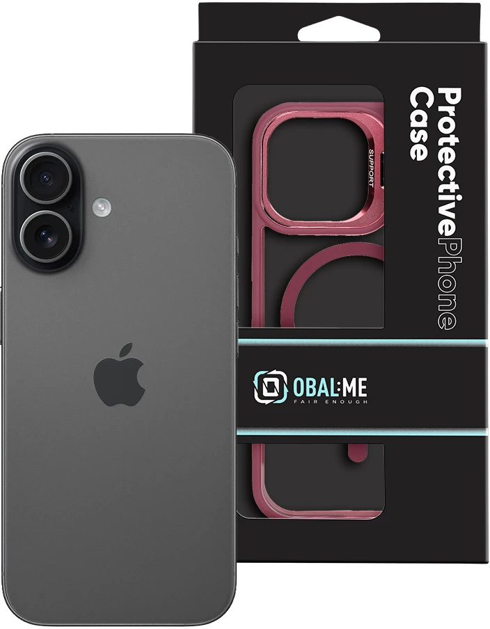 OBAL:ME MagNetix Versa dėklas, skirtas iPhone 17, vyno raudonos spalvos