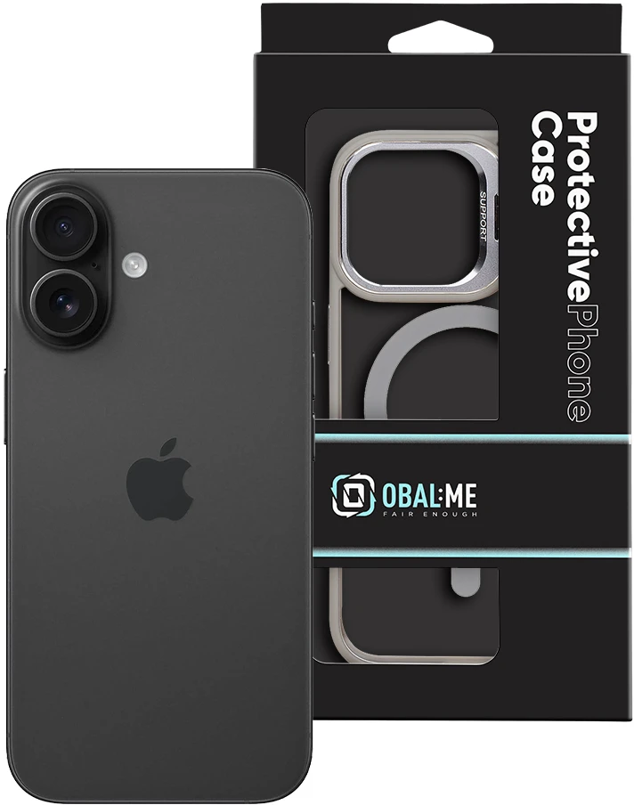 OBAL:ME MagNetix Versa dėklas, skirtas iPhone 16, pilkas