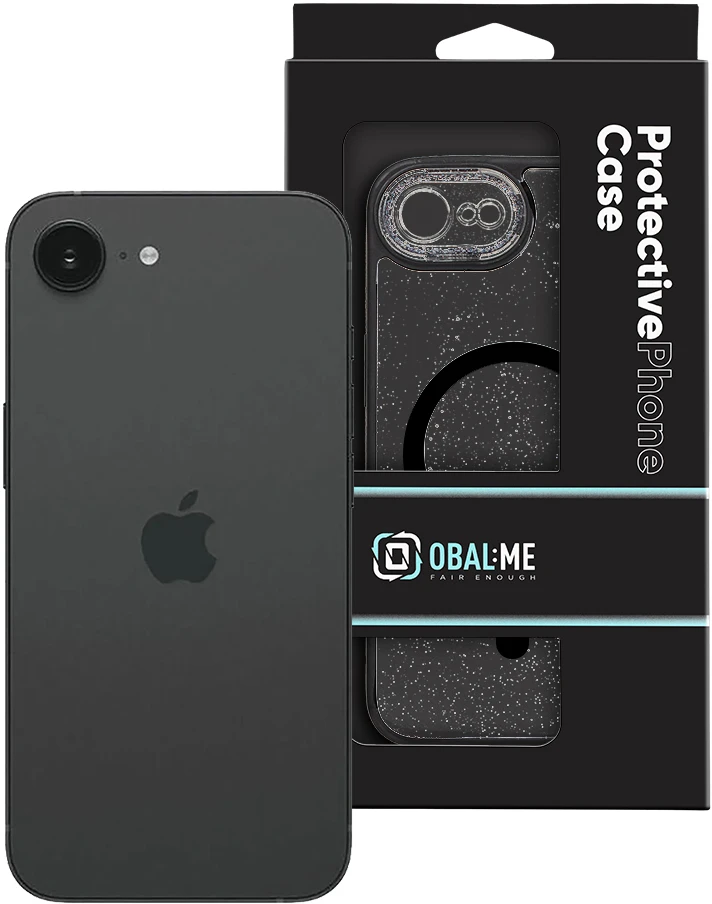 Dėklas OBAL:ME MagNetix Wrist Cover for Apple iPhone 16e/17e Onyx