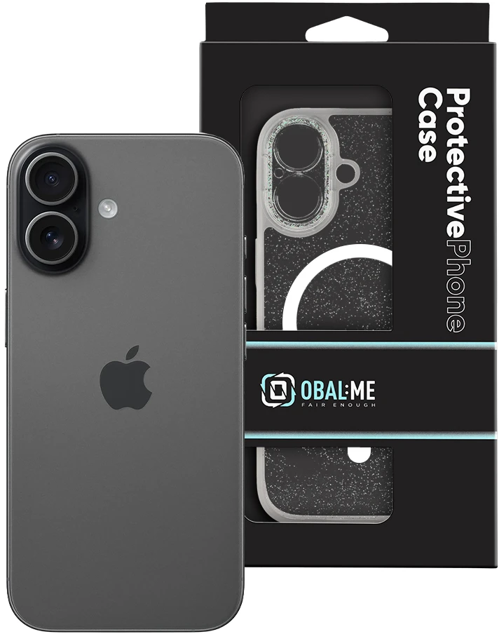 Dėklas OBAL:ME MagNetix Wrist Cover for Apple iPhone 17 Crystal