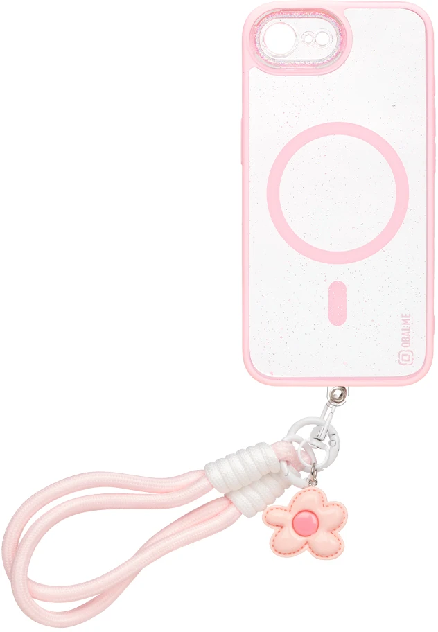 Dėklas OBAL:ME MagNetix Wrist Cover for Apple iPhone 16e/17e Blossom