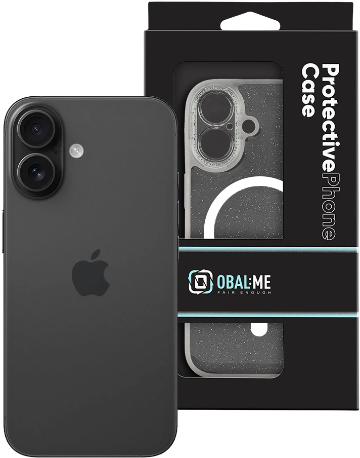 Dėklas OBAL:ME MagNetix Wrist Cover for Apple iPhone 16 Crystal
