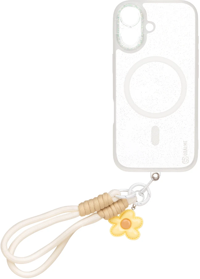 Dėklas OBAL:ME MagNetix Wrist Cover for Apple iPhone 17 Crystal