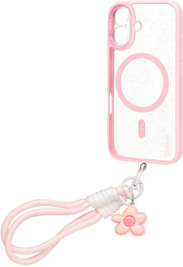 Dėklas OBAL:ME MagNetix Wrist Cover for Apple iPhone 16 Blossom