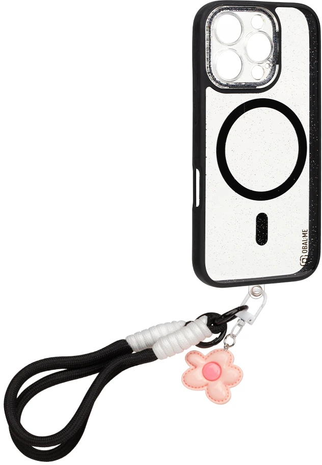 Dėklas OBAL:ME MagNetix Wrist Cover for Apple iPhone 16 Pro Onyx