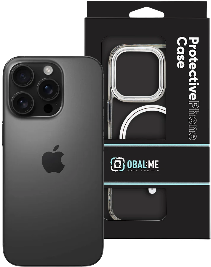 Dėklas OBAL:ME MagNetix Zenith permatomas užpakalinis dangtelis Apple iPhone 16 Pro