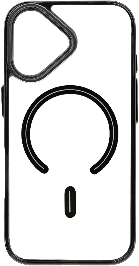 Dėklas OBAL:ME MagNetix Zenith dangtelis Apple iPhone 16 telefonui, juodas