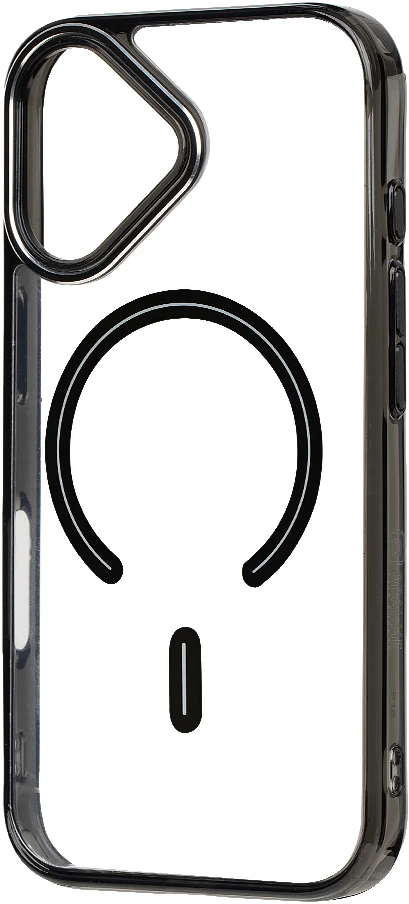 Dėklas OBAL:ME MagNetix Zenith dangtelis Apple iPhone 16 telefonui, juodas