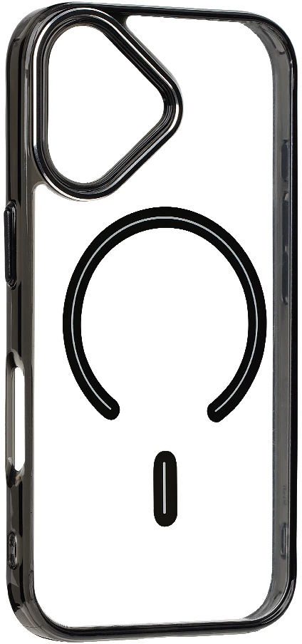Dėklas OBAL:ME MagNetix Zenith dangtelis Apple iPhone 16 telefonui, juodas