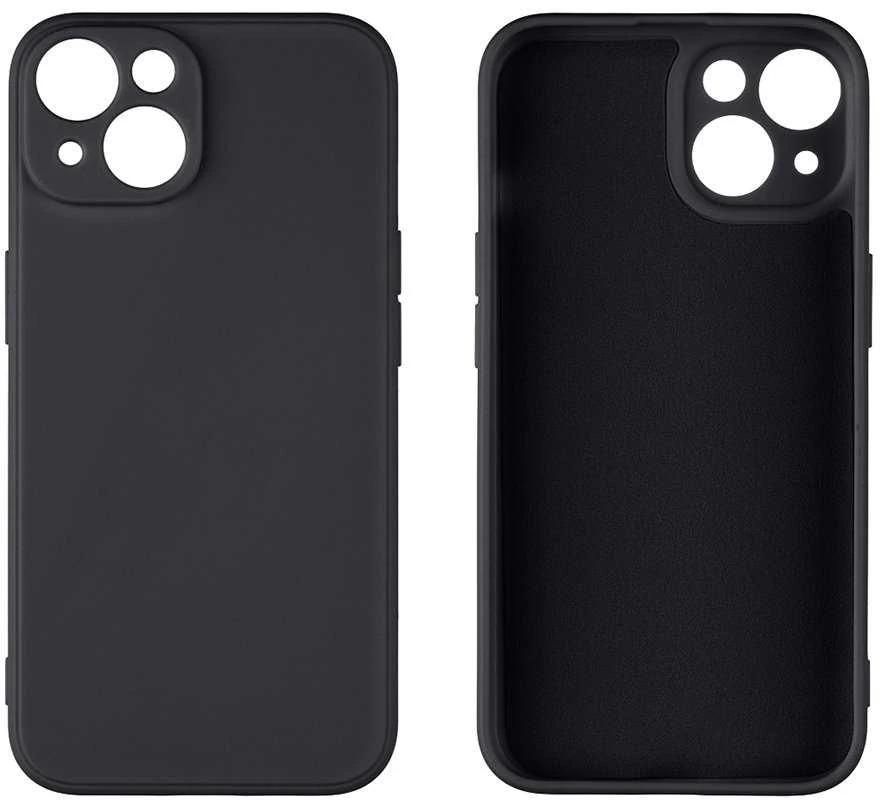 OBAL:ME Matte TPU dėklas telefonui Apple iPhone 14 juodos spalvos