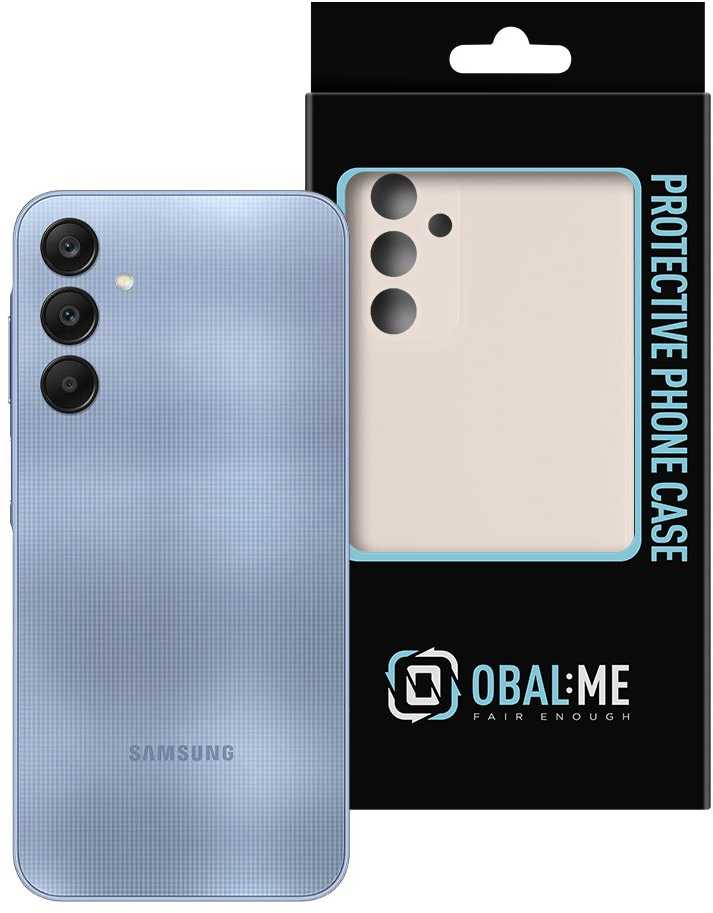 Dėklas OBAL:ME Matte TPU Case for Samsung Galaxy A25 5G rusvai gelsvas