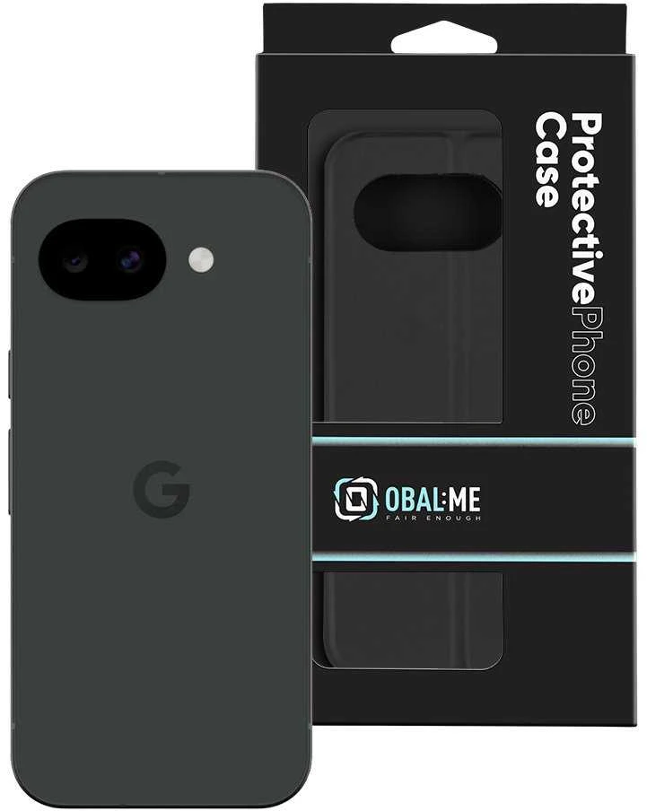 OBAL:ME SmoothTouch dėklas skirtas Google Pixel 10a juodos spalvos