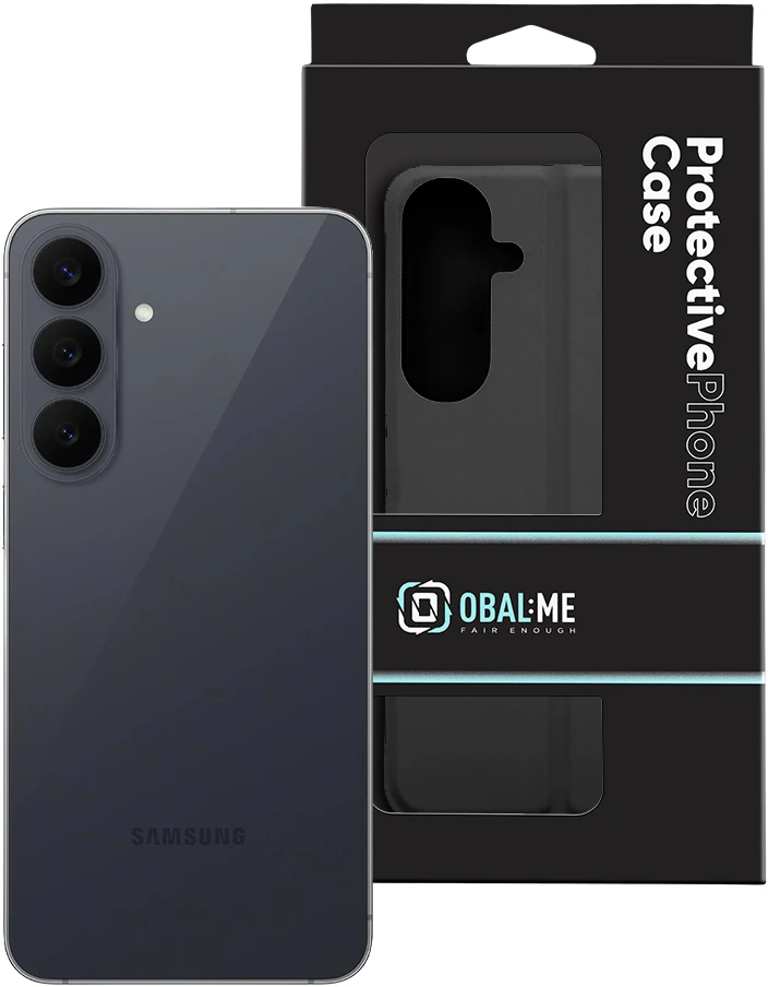 OBAL:ME SmoothTouch dėklas Samsung Galaxy S26 FE juodas